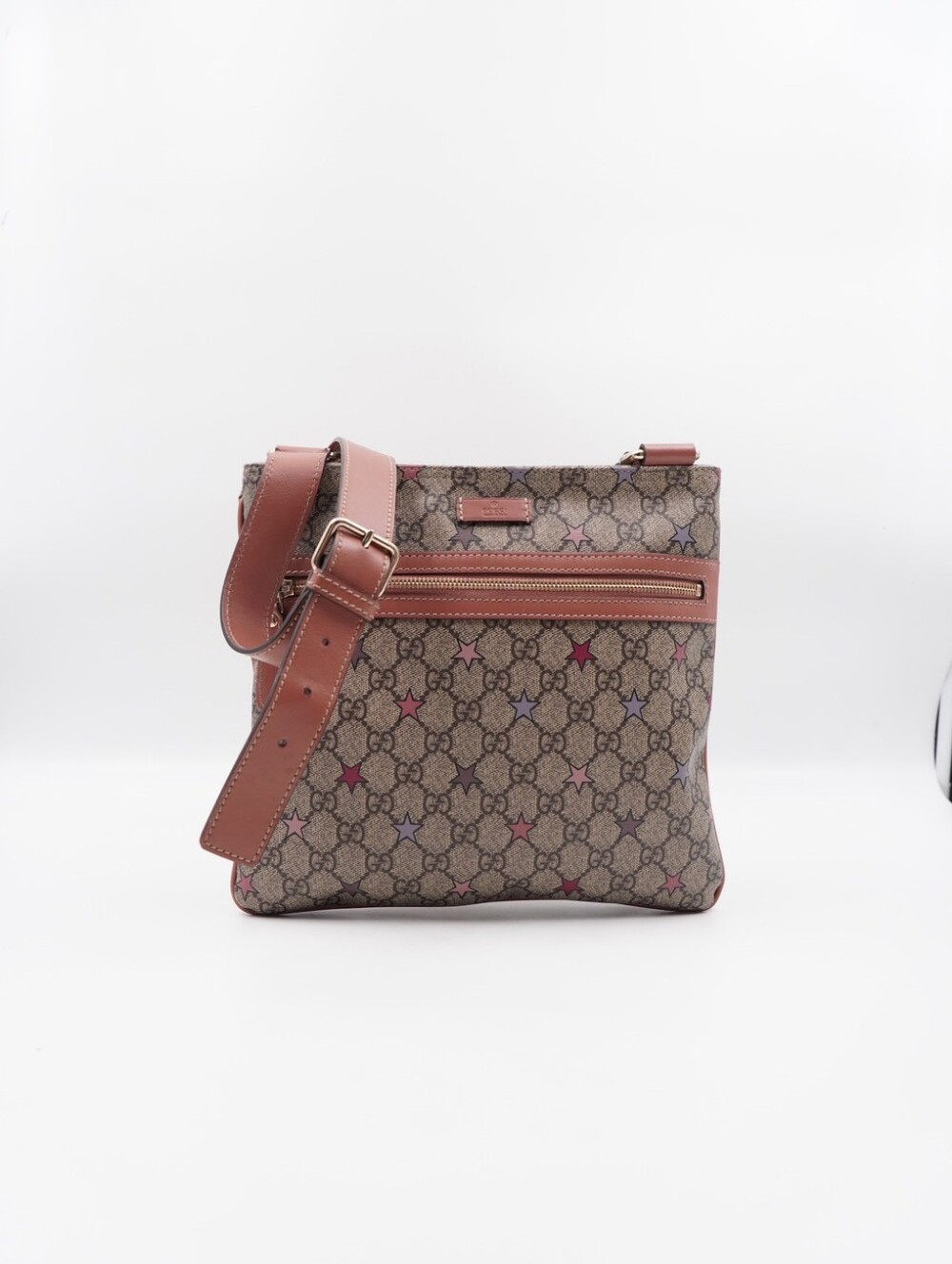 CK58 💕 Gucci GG Supreme Star Messenger Bag